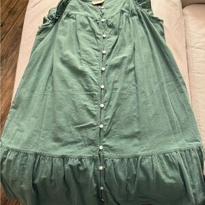 Universal Thread Green Button-Down Dress